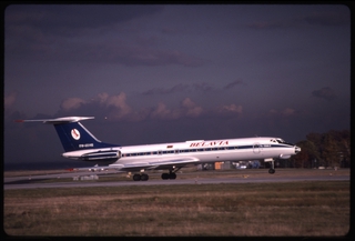 Image: slide: Belavia Belarusian Airlines, Tupolev Tu-134, Frankfurt Airport (FRA)