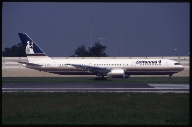 Slide: Britannia Airways, Boeing 767-300