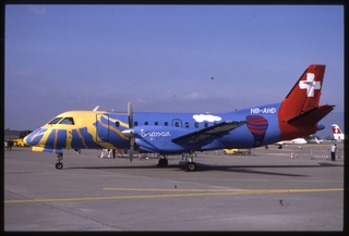 Image: slide: Crossair, Saab SF-340A