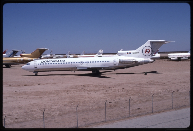Slide: Air Dominicana, Boeing 727-200, Mohave Airport (MHV)