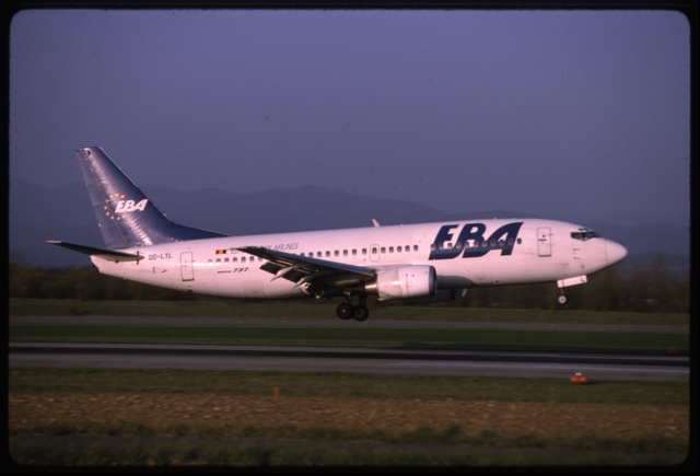 Slide: Eurobelgian Airlines (EBL), Boeing 737-300