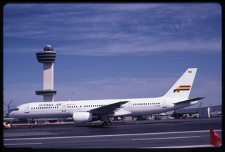 Image: slide: Guyana Air, Boeing 757-200, John F. Kennedy International Airport (JFK)