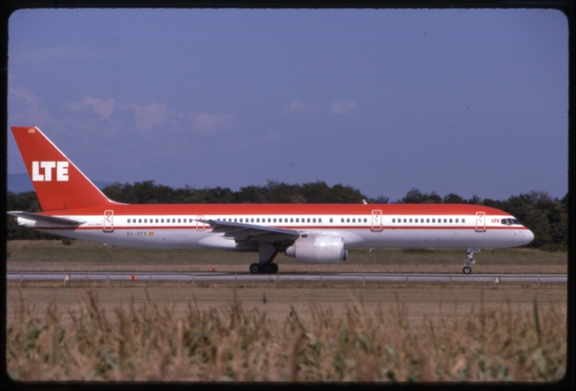 Slide: LTE International Airways, Boeing 757-200, EuroAirport Basel-Mulhouse-Freiburg (BSL)