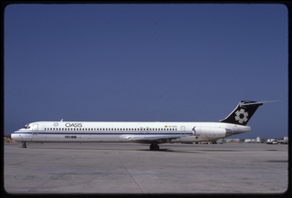 Image: slide: Oasis International Airlines, McDonnell Douglas MD-83, Orly Airport (ORY)