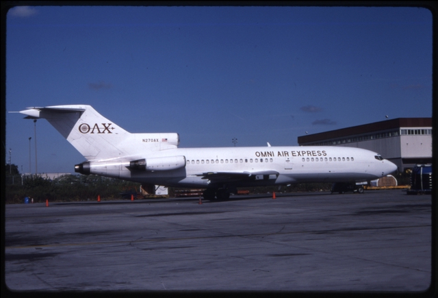 Slide: Omni Air Express, McDonnell Douglas DC-10-30, John F. Kennedy International Airport (JFK)