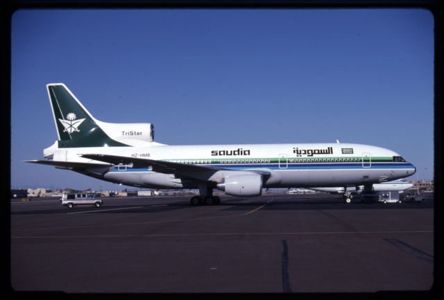 Slide: Saudia Airlines, Lockheed L-1011-500 TriStar
