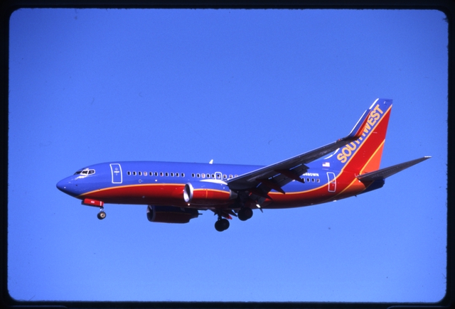 Slide: Southwest Airlines, Boeing 737-700, Los Angeles International Airport (LAX)