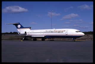Image: slide: Sterling European, Boeing 727-200, Stockholm Arlanda Airport (ARN)
