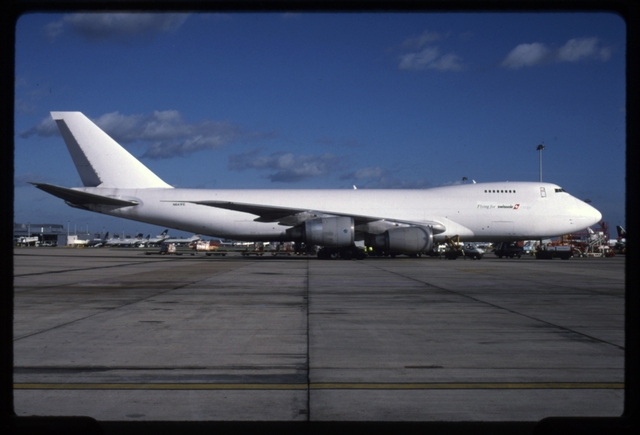 Slide: Swissair, Boeing 747-200