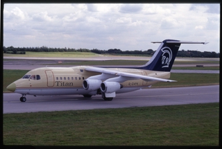 Image: slide: Titan Airways, British Aerospace BAe-146