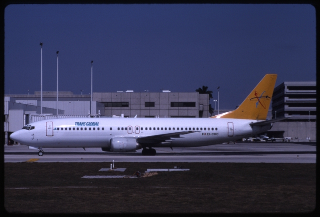 Slide: TransGlobal Airways, Boeing 737-400, Fort Lauderdale-Hollywood International Airport (FLL)