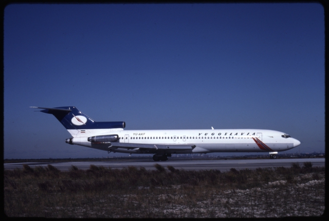Slide: Air Yugoslavia, Boeing 727-200, John F. Kennedy International Airport (JFK)