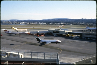 Image: slide: San Francisco International Airport (SFO), BAC One-Eleven 201AC
