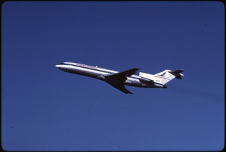 Image: slide: Piedmont Airlines, Boeing 727, San Francisco International Airport (SFO)