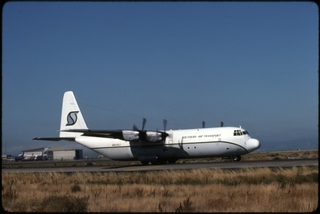 Image: slide: Southern Air Transport, Lockheed L-100-30 Hercules, San Francisco International Airport (SFO)