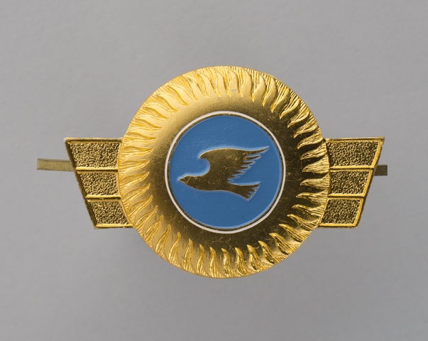 Flight officer cap badge: Aeroflot Soviet Airlines