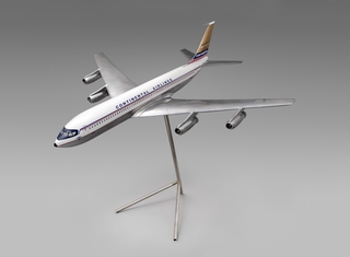 Image: model airplane: Continental Airlines, Boeing 707-124