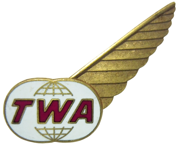 Air hostess wing: TWA (Trans World Airlines)
