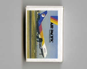 Image: miniature playing cards: Air Pacific, Boeing 747-200