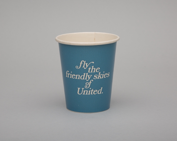 Paper cup: United Air Lines