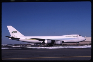 Image: slide: Air Freight Express, Boeing 747-200, John F. Kennedy International Airport (JFK)
