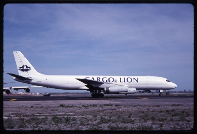 Slide: Cargo Lion, Douglas DC-8C, John F. Kennedy International Airport (JFK)