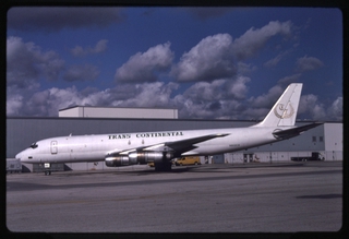 Image: slide: Trans Continental Cargo, Douglas DC-8