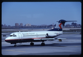 Image: slide: Canadian Regional Airlines, Fokker F.28 Fellowship, LaGuardia Airport (LGA)