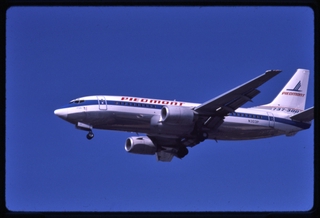 Image: slide: Piedmont Airlines, Boeing 737-300, Newark International Airport (EWR)
