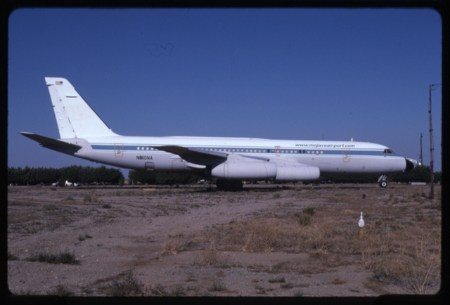 Slide: Convair 990, Mohave Airport (MHV)
