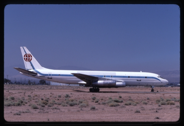 Slide: Douglas DC-8, Mohave Airport (MHV)
