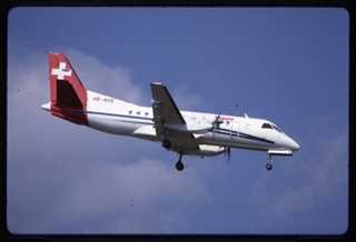 Image: slide: Swissair, Saab SF-340, Zurich Airport (ZRH)