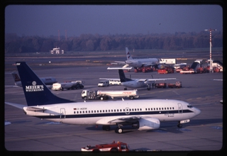 Image: slide: Germania Airlines (Meier’s Weltreisen Travel Service livery), Boeing 737-700