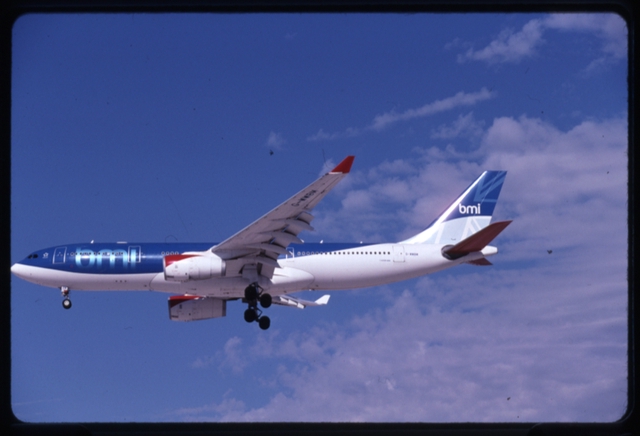 Slide: BMI British Midland, Airbus A330-200, McCarran International Airport (LAS)
