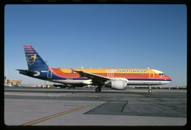 Slide: Air Jamaica, Airbus A320, John F. Kennedy International Airport (JFK)