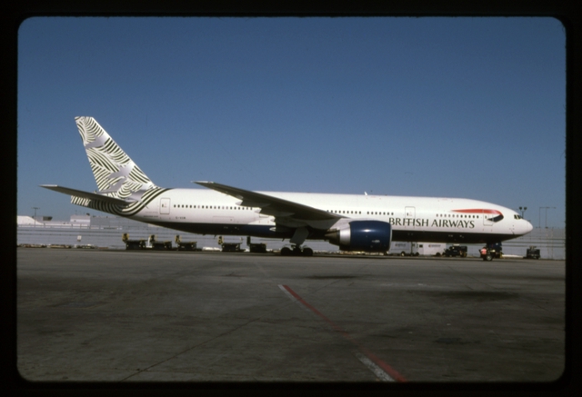 Slide: British Airways, Boeing 777-200