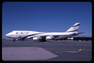 Image: slide: El Al Israel Air, Boeing 747-400