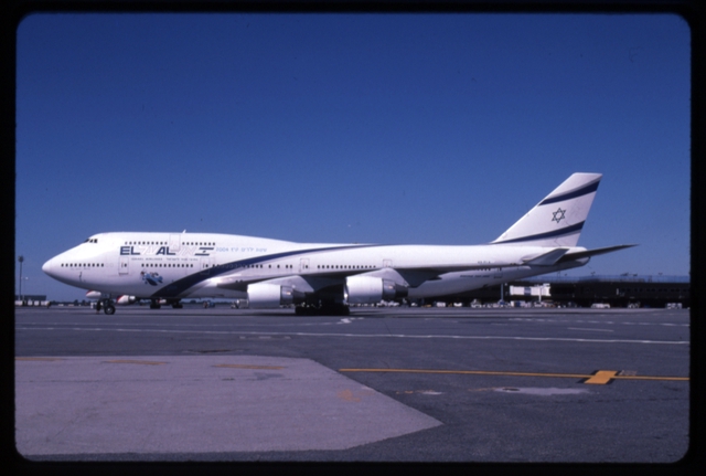 Slide: El Al Israel Air, Boeing 747-400