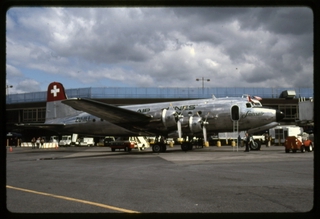 Image: slide: Swiss Air Lines, Douglas DC-4-1009