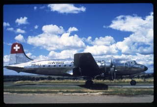 Image: slide: Swiss Air Lines, Douglas DC-4