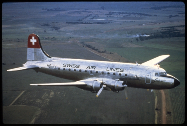 Slide: Swiss Air Lines, Douglas DC-4