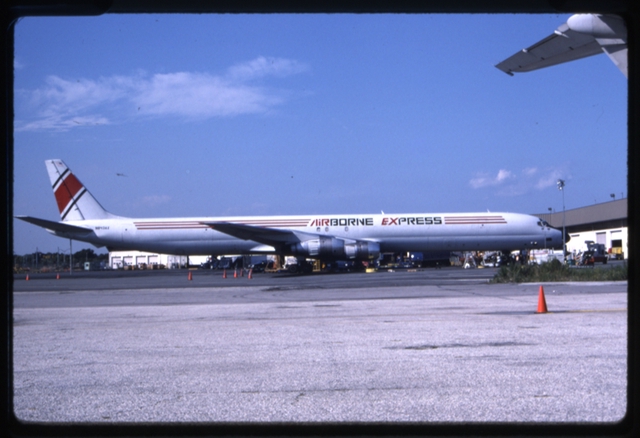 Slide: Airborne Express, Douglas DC-8-63, John F. Kennedy International Airport (JFK)