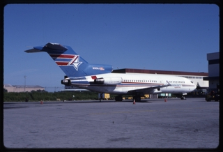 Image: slide: Amerijet International, Boeing 727-100, John F. Kennedy International Airport (JFK)