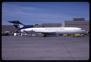 Image: slide: U.S. Postal Service, Boeing 727-200, John F. Kennedy International Airport (JFK)