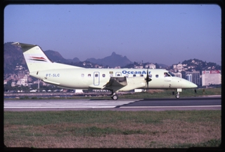 Image: slide: Ocean Air, Embraer EMB 120 Brasilia, Sde Dov Airport (SDV)