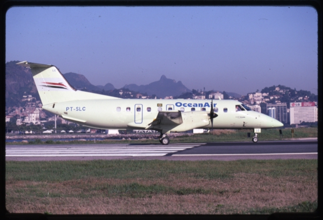 Slide: Ocean Air, Embraer EMB 120 Brasilia, Sde Dov Airport (SDV)