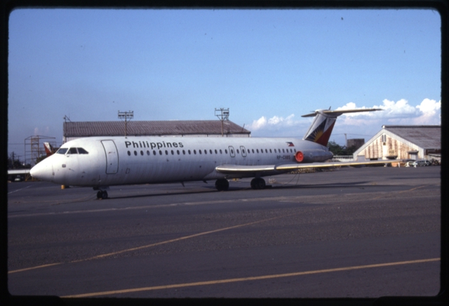Slide: Philippine Airlines, BAC One-Eleven, Manila International Airport (MNL)