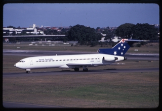 Image: slide: Ansett Airlines of Australia, Boeing 727-200, Sydney Airport (SYD)