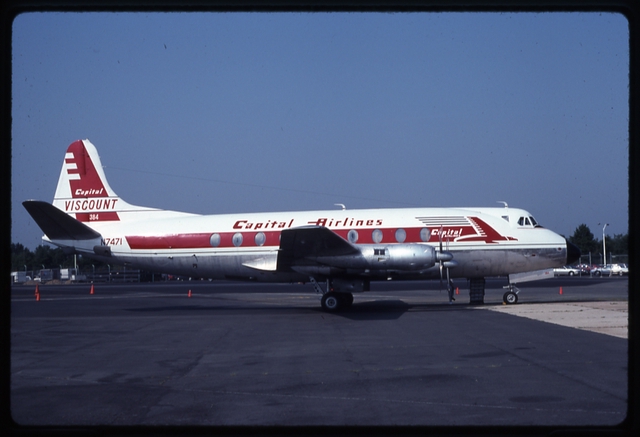 Slide: Capital Airlines, Vickers Viscount