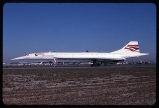 Image: slide: British Airways, Concorde SST, John F. Kennedy International Airport (JFK)